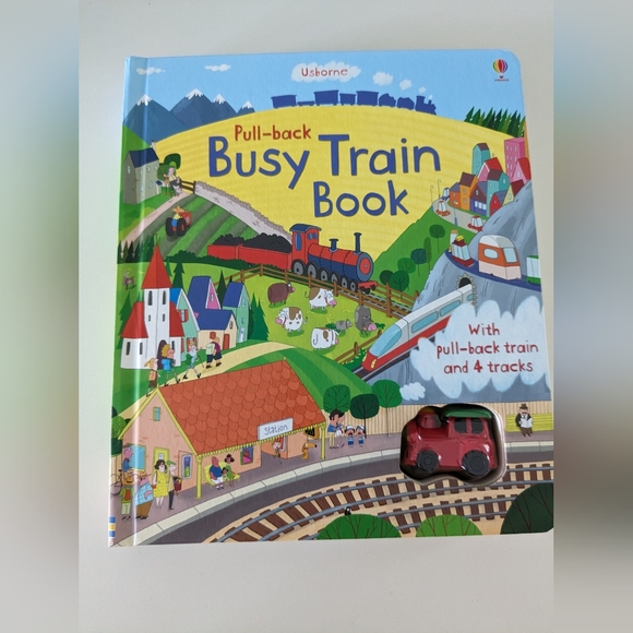 Usborne Other Usborne Pullback Busy Train Book New Poshmark